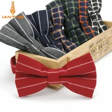 Абсолютно мужской галстук-бабочка, Клетчатый Стиль, хлопчатобумажный галстук-бабочка, Повседневный, Gravata Borboleta, Бабочка, тартан, в полоску, цветные, свадебные, на шею, галстуки