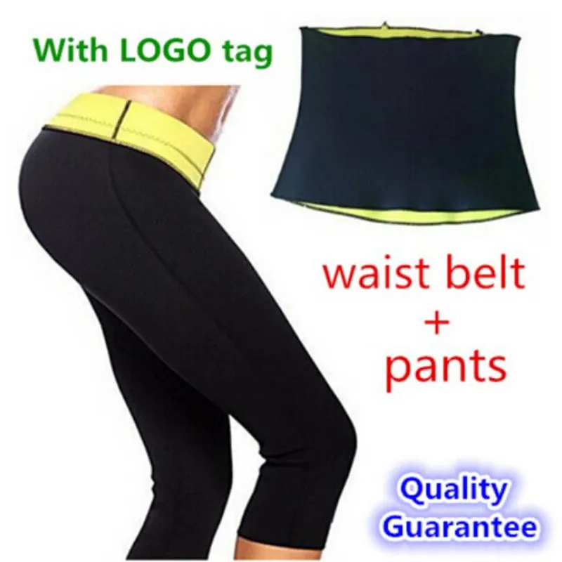 

Pants + Waist Belt Hot Shaper Slimming Pants Super Stretch Sweatpants For Slimming Body Shaper Weight Loss Control Panties