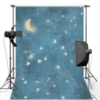 

MEHOFOTO Cartoon Star Vinyl Photography Background For Children New Fabric Flannel Backdrop For Newborn photo studio 2512