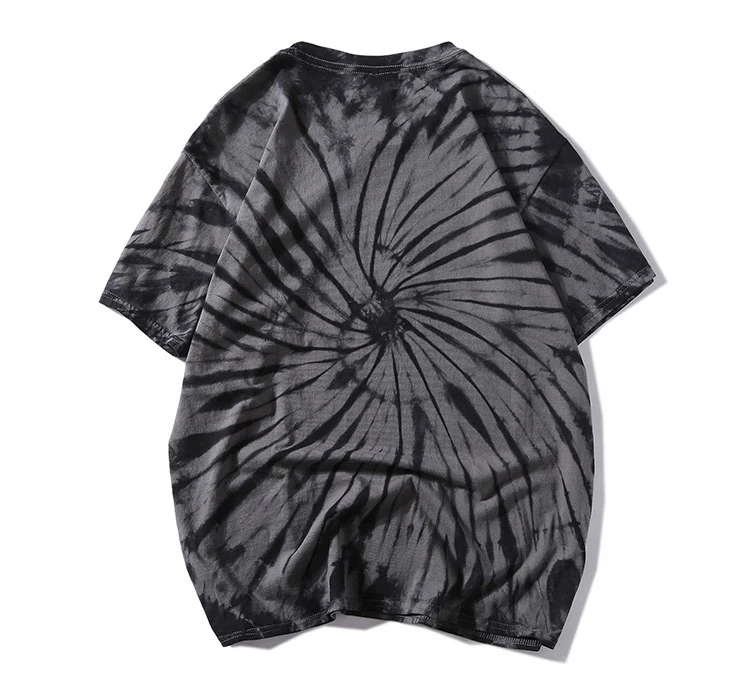 Мужская футболка Plegie Swirl Tie Dye, лето, круглый вырез, хип-хоп, футболки, футболки для мужчин, 5 цветов, Прямая поставка