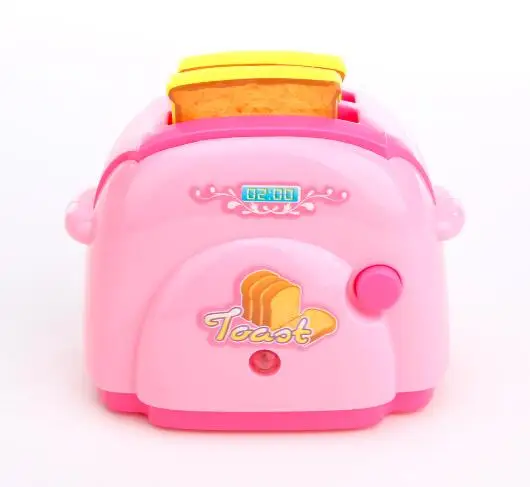 Mini Toaster Classic Toys Pretend Play Toys Home Application Furniture Toy Kitchen for Baby Girls Boys