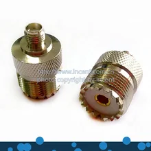 VOIONAIR 40 шт./лот UHF Женский SO-239 к SMA женский антенный адаптер