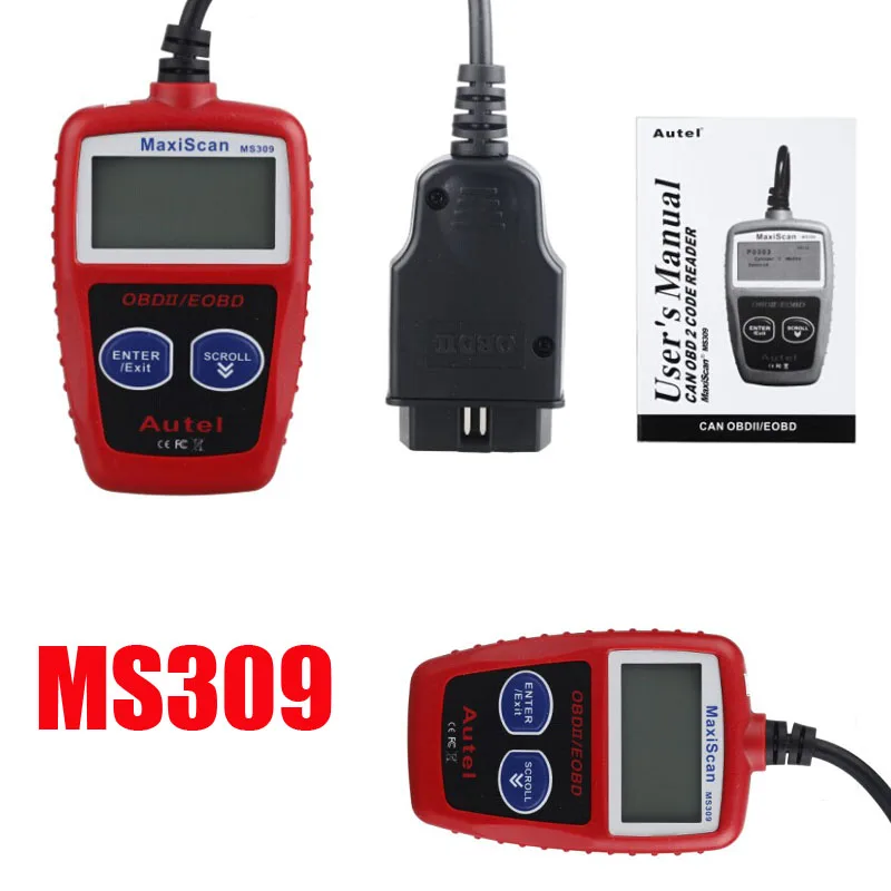 

KONNWEI Mini MS309 KW806 OBDII Car Diagnostic Fault Scanner Tool support Dutch, German, English, Spanish, French.