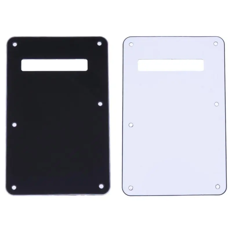 

Guitar Back Rear Cover Black White PVC Scratch Plate 92 x 144 x 1mm for ST Electric Guitar Parts & Accessories