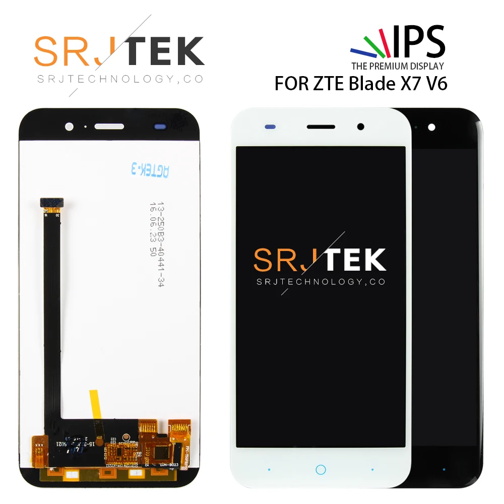 

Srjtek 5.0'' For ZTE Blade X7 LCD For ZTE Blade X7 Touch Screen Digitizer Assembly With Frame For ZTE Blade V6 Screen T660 T663