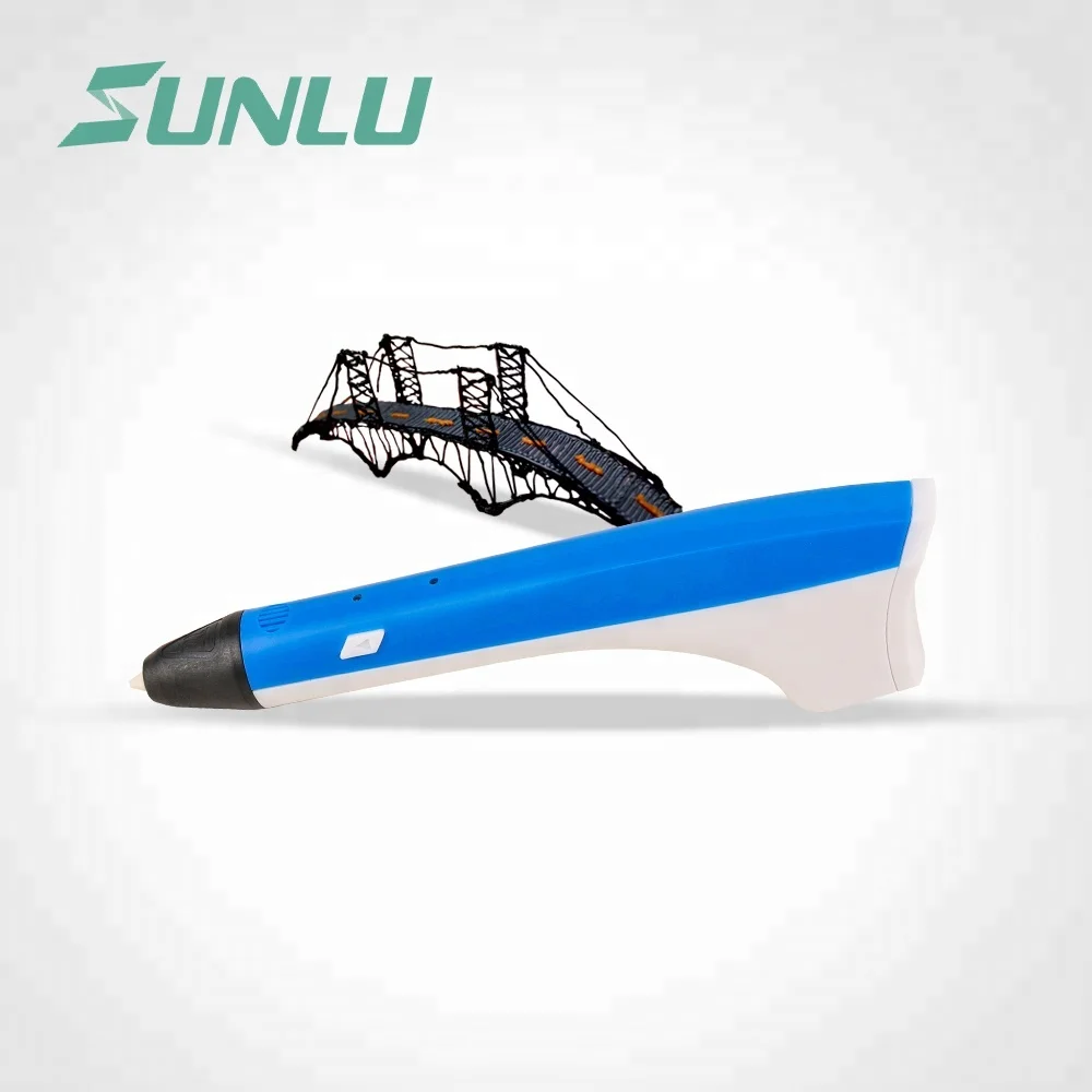 SUNLU новая 3D Ручка, Подарочная коробка, посылка, рекламные игрушки, 3d печать, ручка, с бесплатной нитью, лопата и ПВХ доска для рисования