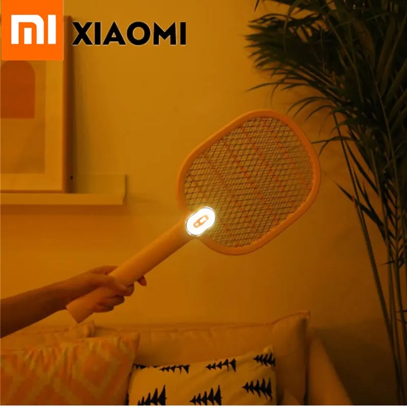 

Xiaomi Mijia Electric Mosquito Swatter Mesh Rechargeable LED Electric Insect Bug Fly Mosquito Portable Racket Dispeller Killer