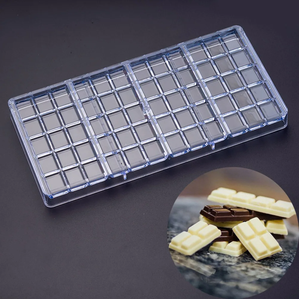 

Chocolate Mold Chocolate Bar Maker Injection Hard PC Candy Mould Polycarbonate Break Apart Bar Cake Molds New 2019