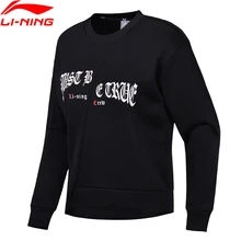 Li-Ning, Женский трендовый вязаный Топ, свитер, свободный крой, комфорт, фитнес, досуг, спортивная одежда, подкладка, спортивный свитер AWDN016 WWW968