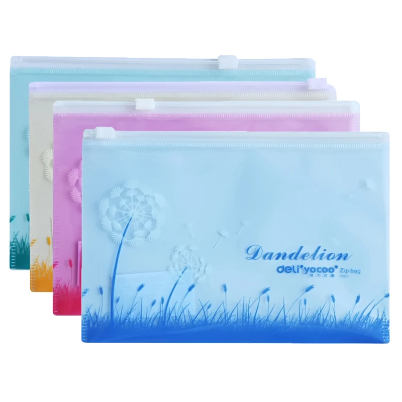 

10pcs/lot Dandelion file folder A4 Candy color document classified storage stationery file holder Office School file bag