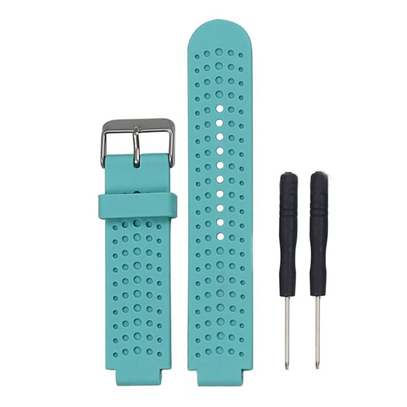 Sports Safety Silicone Replacement Wrist Support Band Strap Wristband for Garmin Forerunner 220/230/235/620/630 Bracelet