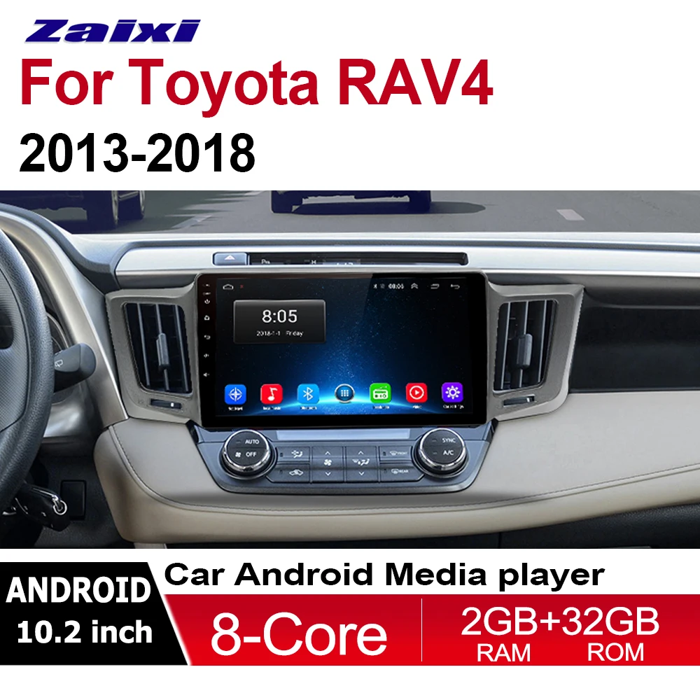 Sale ZaiXi 2 Din Car Multimedia Player Android 9 Auto Radio For Toyota RAV4 2013~2018 DVD GPS 8 Cores 4GB+32GB Bluetooth WiFi HD 0 Sale ZaiXi 2 Din Car Multimedia Player Android 9 Auto Radio For Toyota RAV4 2013~2018 DVD GPS 8 Cores 4GB+32GB Bluetooth WiFi HD 0