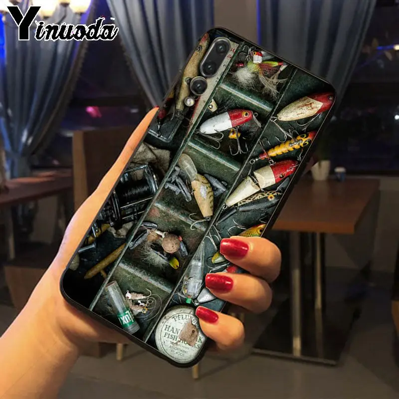 fish jump out of water Wood Fishing Tackle Box Fishing