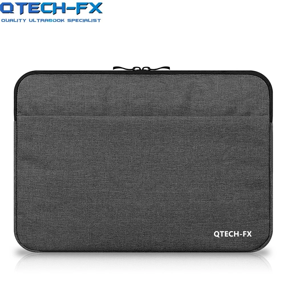 1" 15" 15," Сумка для ноутбука холщовая мужская или женская сумка для Apple Macbook air QTECH lenovo hp чехол для ноутбука серый