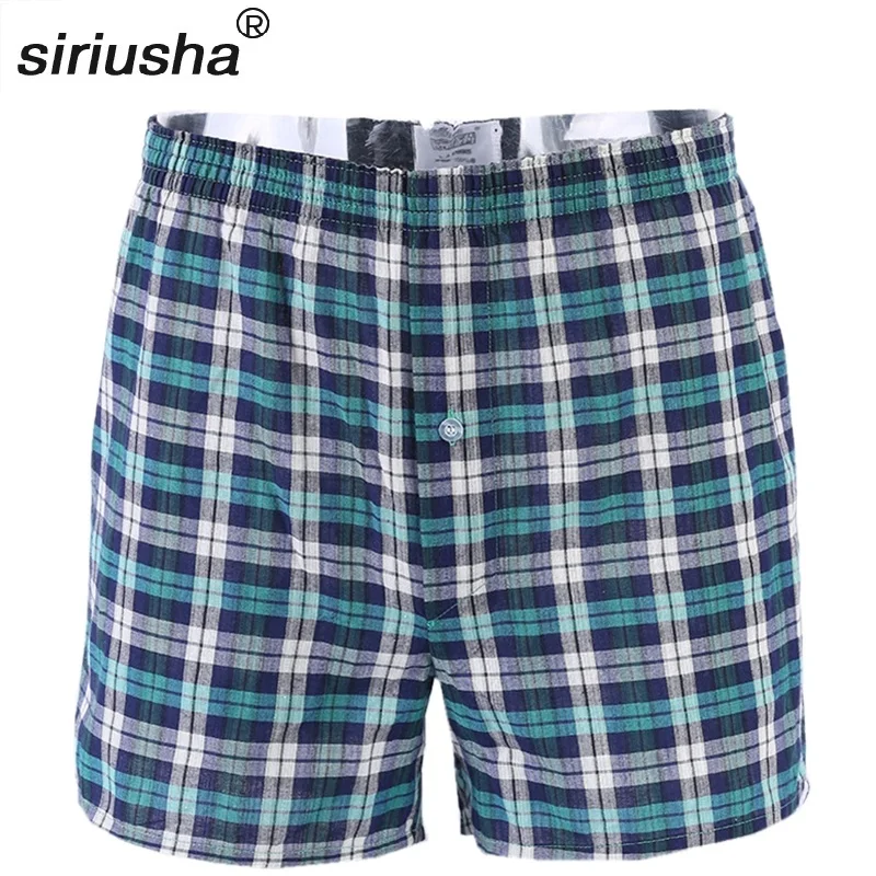 

2019 Cueca Masculina Hombre New Boxer Homme Wholesale Lattice Men Underwear Loose Breathable L-3xl Super Elastic Waist Fat S139