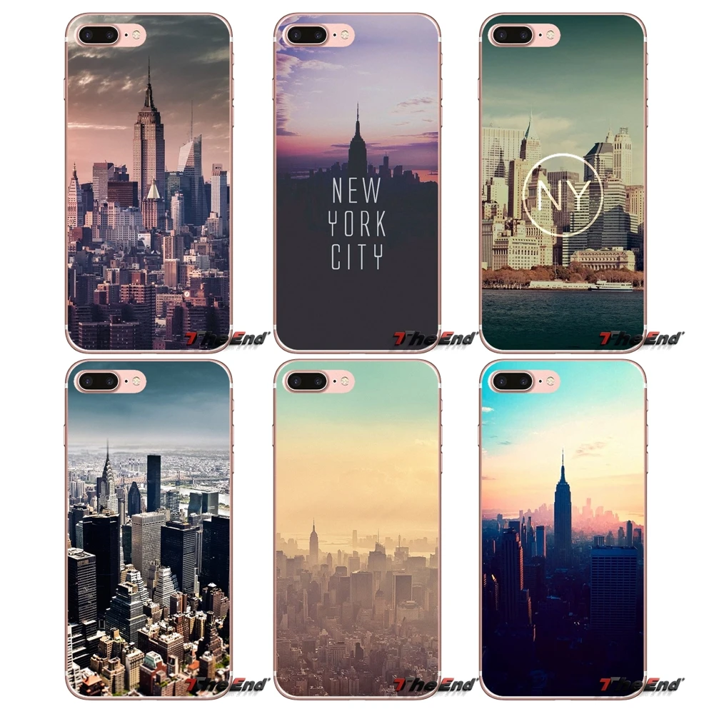 Мягкий чехол New York City Sunrise Haze для Huawei Honor 5A LYO L21 Y6 II Compact Y5 2 Y5II Mate 10 Lite Nova 2i