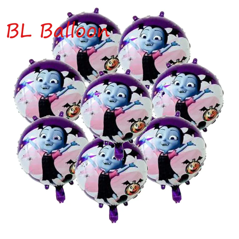; 8 шт./лот Vampirina воздушные шары для дня рождения игрушки-украшения для детей Vampirina воздушный шар из майлара