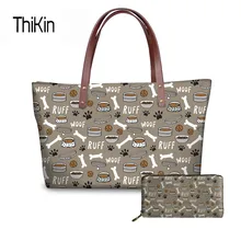 Paw Print Handbags And Get Free Shipping On Aliexpress Thikin Fashion Women S Bag Casual Messenger Bags For Las Cute Dog Bone Paw Print Handbags