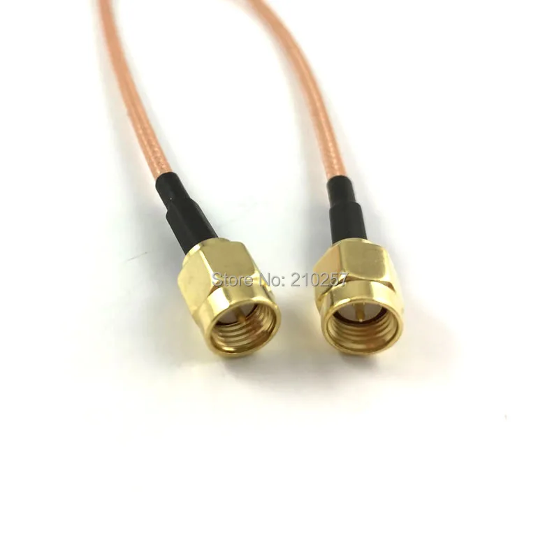 1pcs RF Sma 안테나 WiFi 피그테일 케이블 SMA 커넥터 남성-남성 RG316 15cm