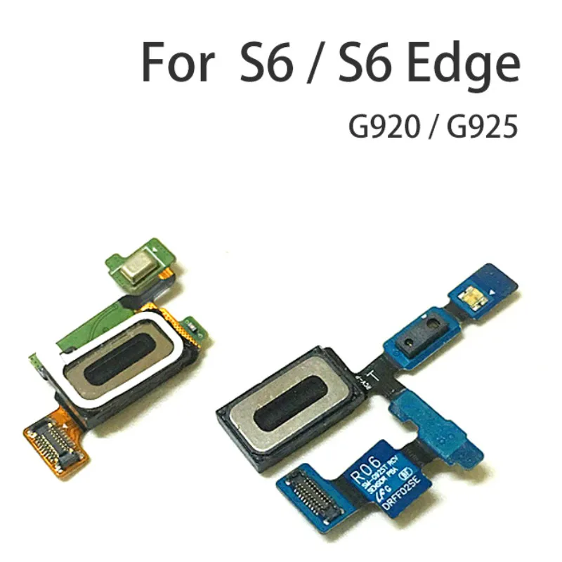 10piece/lot Original Earpiece Ear Speaker With Light Proximity Sensor Flex Cable For Samsung Galaxy S6 Edge G925F | Мобильные