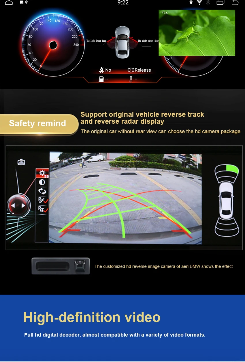 Clearance Koason Android 7.1 Car Dvd Navi Player FOR BMW X5 F15 (2014-2017) NBT System audio stereo auto car monitor screen GPS Navigation 11