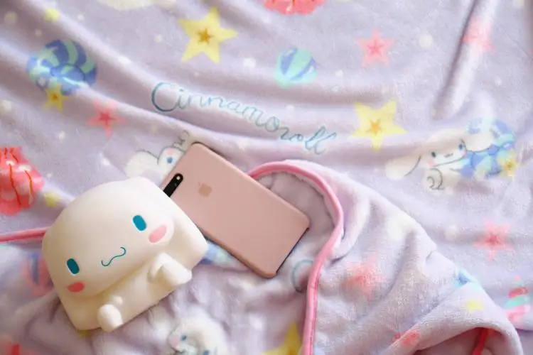 Супер мягкий плюш гладкая фланель фиолетовый Cinnamoroll Собака с большим ухом Кукла мультфильм плюшевые игрушки одеяло наволочка для девочки ребенок