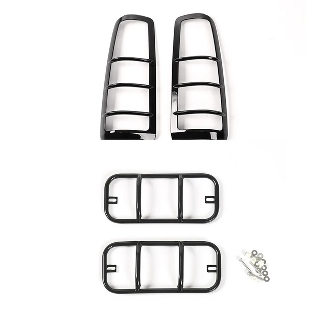 SHINEKA Metal Rear Fog Light Cover Trim Guards Protector Bumper Car Accessories Fog Lamp Car-Styling For Suzuki Jimny 2007-2015 1 Set