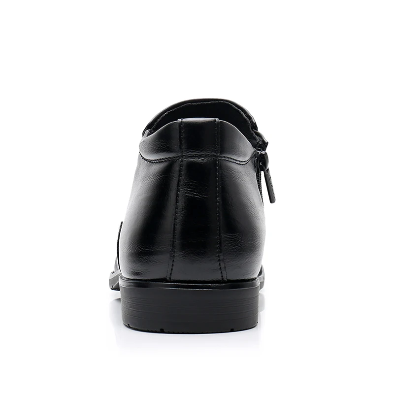 KULADA/Новинка; Мужская обувь; кожаные ботинки в деловом стиле; сезон весна-осень; формальное платье; черные ботинки; мужские короткие классические ботинки из плюша