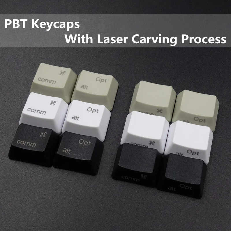

PBT keycaps Commond And Option Keys Cherry MX Key Caps For MX Switches Mechanical Gaming Keyboard