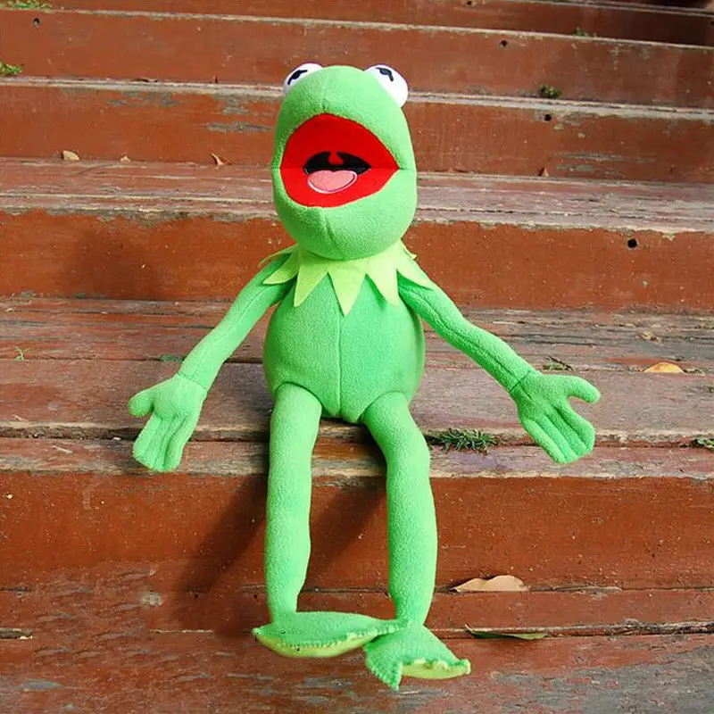 eden full body kermit the frog hand puppet