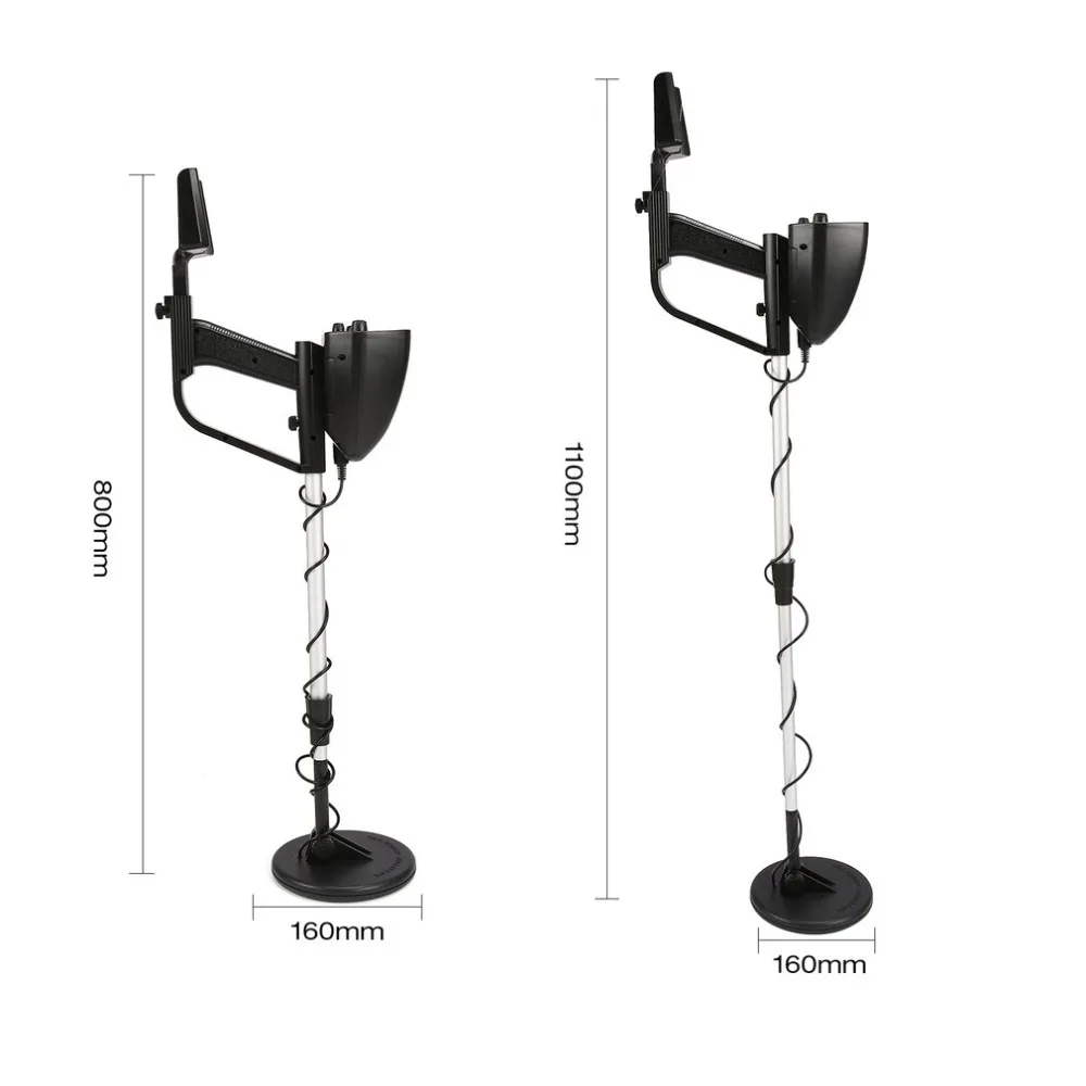  MD4030 Professional Portable Underground Metal Detector Handheld Length Adjustable Treasure Hunter 
