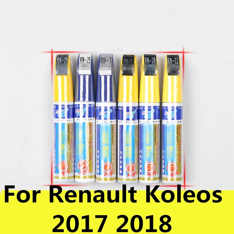 

For Renault Koleos 2017 2018 car-styling Paint Care Colors Auto Car Coat Paint Pen Touch Up Scratch Clear Repair Remove Tool
