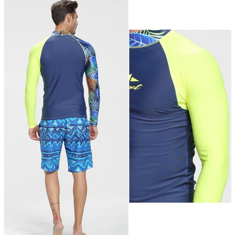 Мужской женский спортивный топ ShirtT-Shirt с длинными рукавами, Вейкборд, Floatsuit, топы, УФ-защита для подводного плавания, УФ-защита, ТермоЗащита
