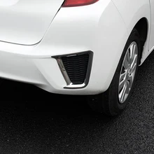 For Honda Fit jazz 2014 2015 2016 2017 ABS Chrome car body cover trim back tail