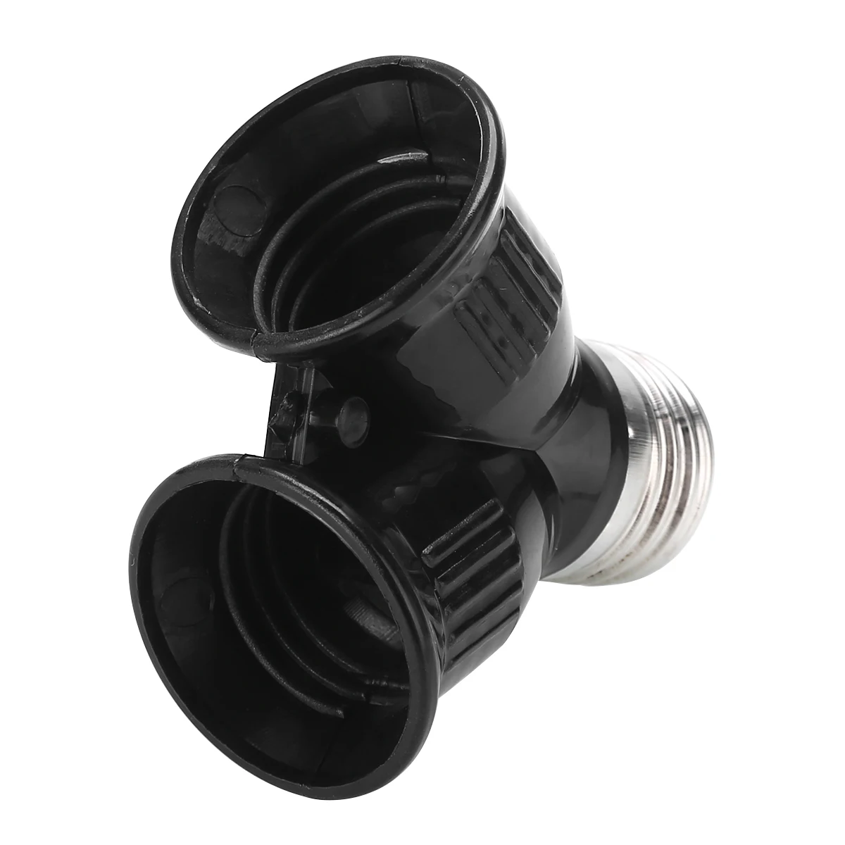 E27 Base to 2 Screw Bulb Adapter Light Lamp Bulb Socket Converter Y Shape Splitter Adapter LED Lamp Holder
