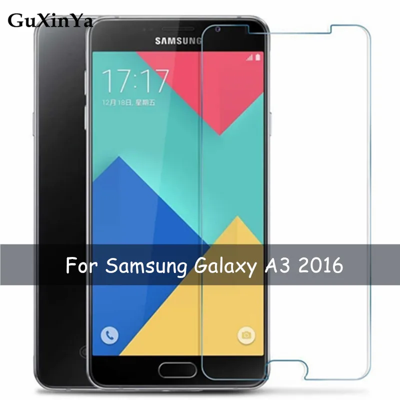 2 шт закаленное стекло для Samsung Galaxy A3 2016 защита экрана 9H Анти Царапины A310 пленка