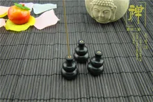Teachers appliance ebony type hoist joss stick incense inserted aloes drum GuanXun cone incense burner bamboo