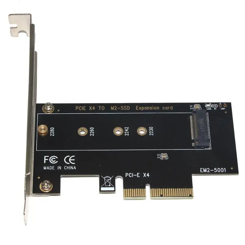 Компьютерная шина PCI-E 4X NGFF адаптер карты M-ключ M.2 NGFF NVME Интерфейс адаптер PCIE карты для 2230 2242 2260 2280 PCIE m2 SSD