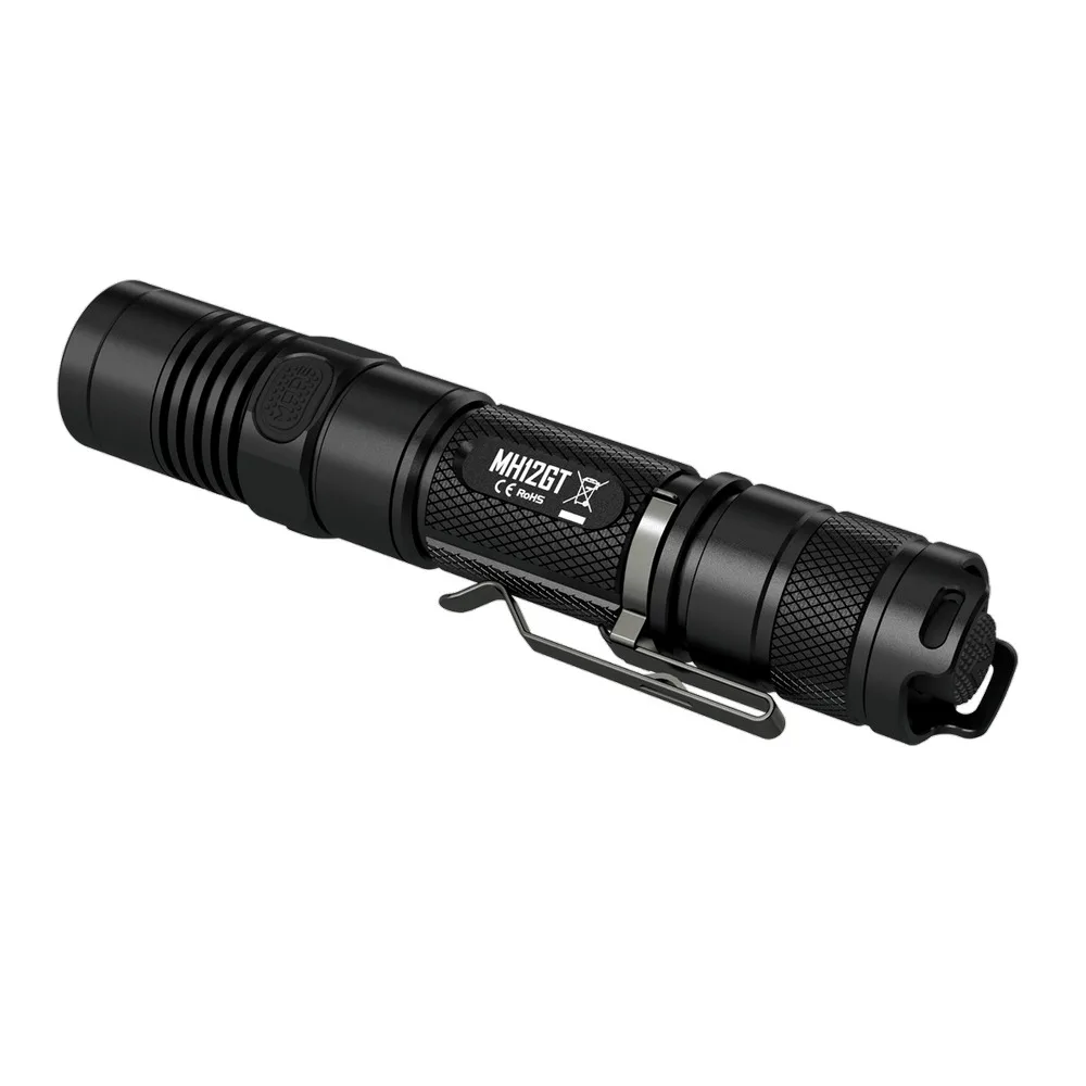 Топ продаж NITECORE MH12GT 1000LM светодиодный 18650 3400mah аккумулятор USB Перезаряжаемый Фонарик поисково-спасательный портативный фонарь