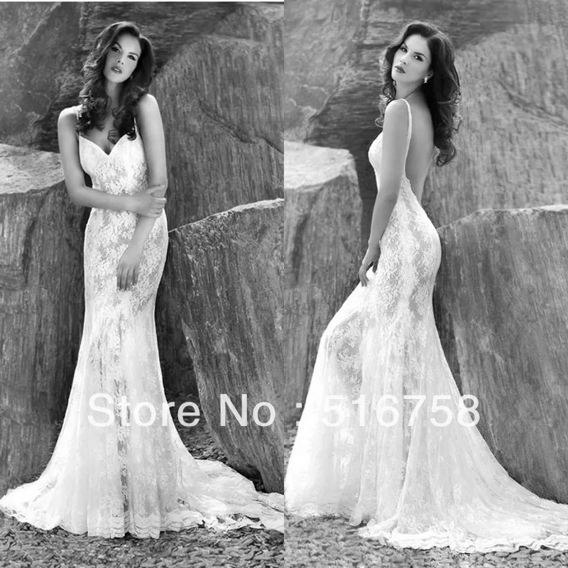 beautiful backless wedding dresses