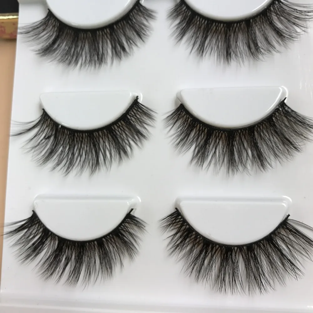 HBZGTLAD False Eyelashes Multi layer Thick False Eyelashes Handmade
