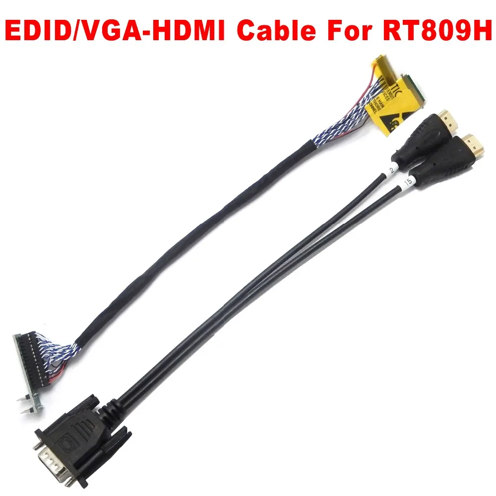 

LCD LED screen EDID code chip data read line 2 in 1 Cable online Reading and Writing line for RT809F RT809H CH341A TL866ii plus