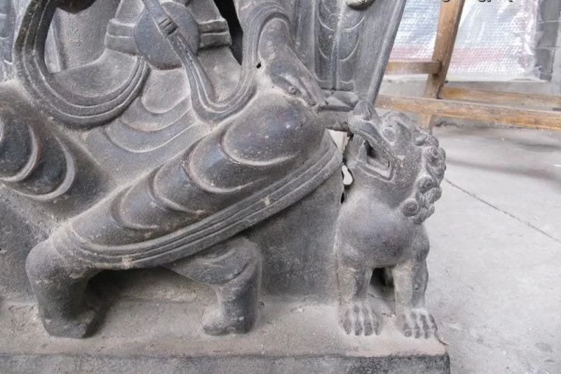 2" Тибетский буддистский храм старая бронза BeiWei Bodhisattva Kwan-Yin статуя Будды