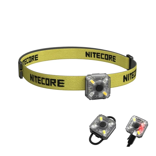 NITECORE NU05 USB Перезаряжаемый налобный фонарь 4* Высокопроизводительные светодиоды Макс 35 люмен белый/красный светильник головной светильник с литий-ионной батареей - Испускаемый цвет: NU05 kit