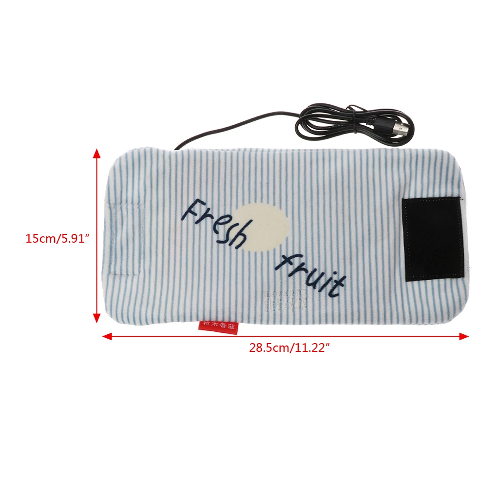 Travel Stroller USB Milk Water Warmer Insulated Bag Baby Nursing Bottle Heater