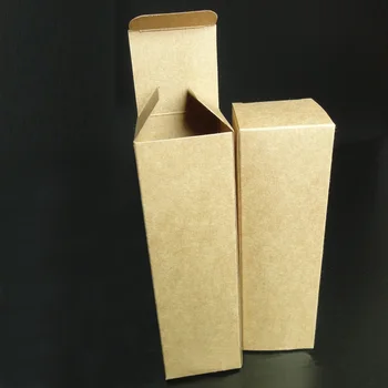 

5*5*16.2cm Custom Kraft paper box/Olive oil/skin care cream/Potion/Essential oil/bottle box/Packaging boxes100pcs/lot