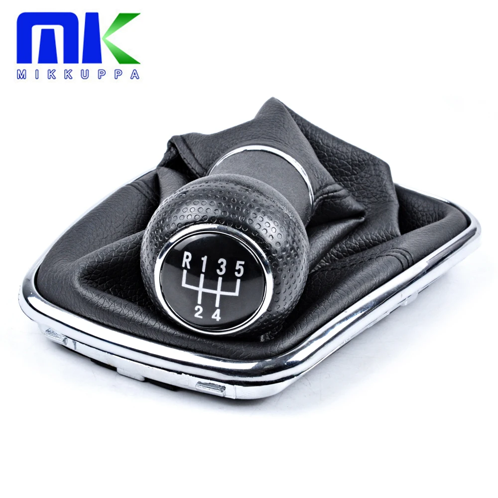 

MIKKUPPA Shift Boot Shift Boot And Shift Knob And Frame Complete Set Plug Play Spare Part For Golf 4 Bora ca 23mm 5 Speed