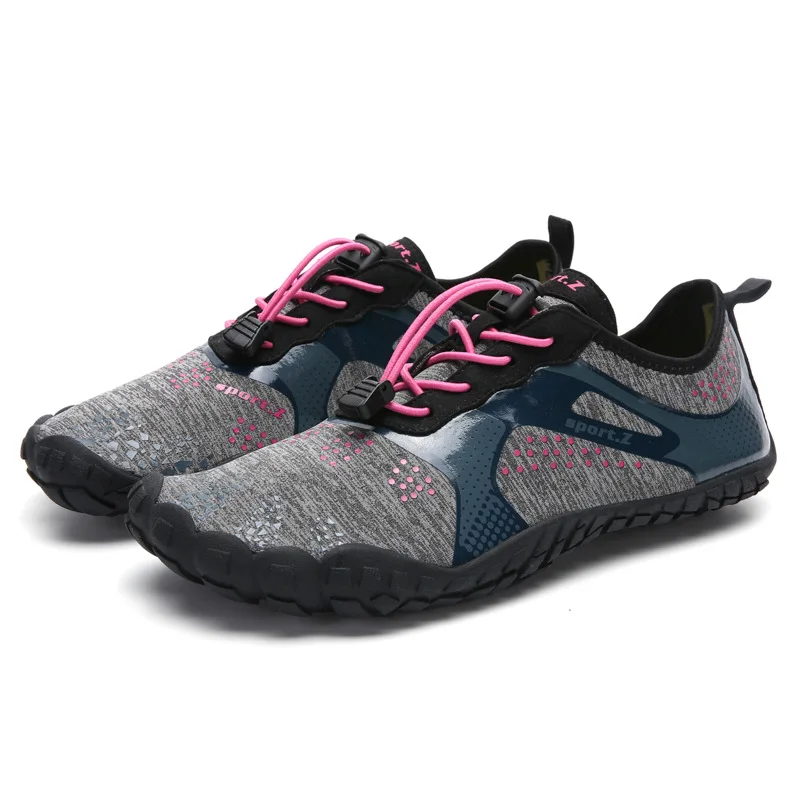 Мужская Треккинговая обувь; походная обувь; кроссовки для горных прогулок; Мужская и женская спортивная обувь Auqa с пятью пальцами; дышащая мужская обувь для альпинизма - Цвет: LGHuifen hiking