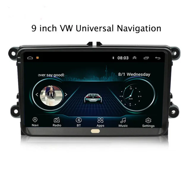 Flash Deal 9" 2.5D IPS Android 8.1 Car DVD GPS Player For Volkswagen VW Golf 6 Passat B6 B7 Touran Polo Tiguan Seat leon Skoda Octavia 1