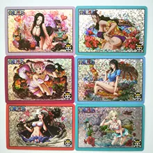 7 шт./компл. цельный сексуальный и изображением героев манги нами Нико игрушки Робин хобби Коллекционные вещи игра Коллекция аниме-открытки